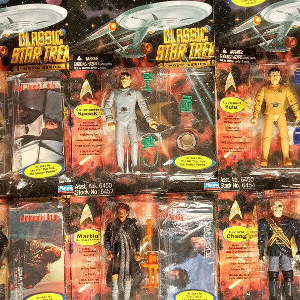 Playmates Classic Star Trek Action Figs 6450’s: Choose your Favorite Character