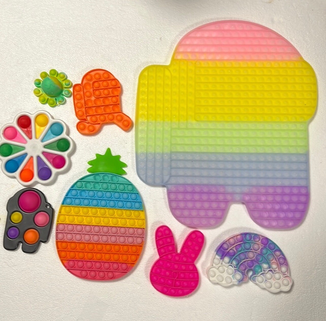 Lot 8 Piece Sensory Fidget Toys Pack – Stress Relief & Anxiety Reduction Bundle