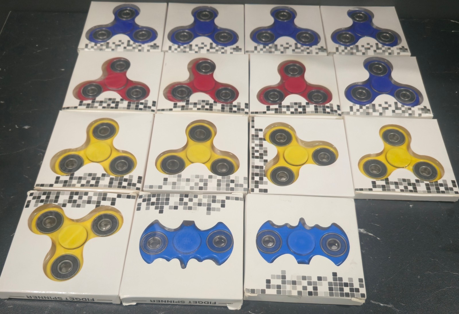 Fidget Hand Spinner Toys Lot Of 15