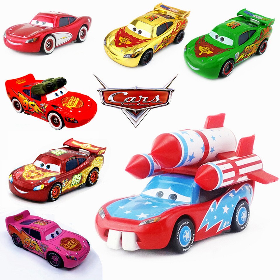 Disney Pixar Cars Lot Lightning McQueen 1:55 Diecast Model Car Toys Gift for Boy