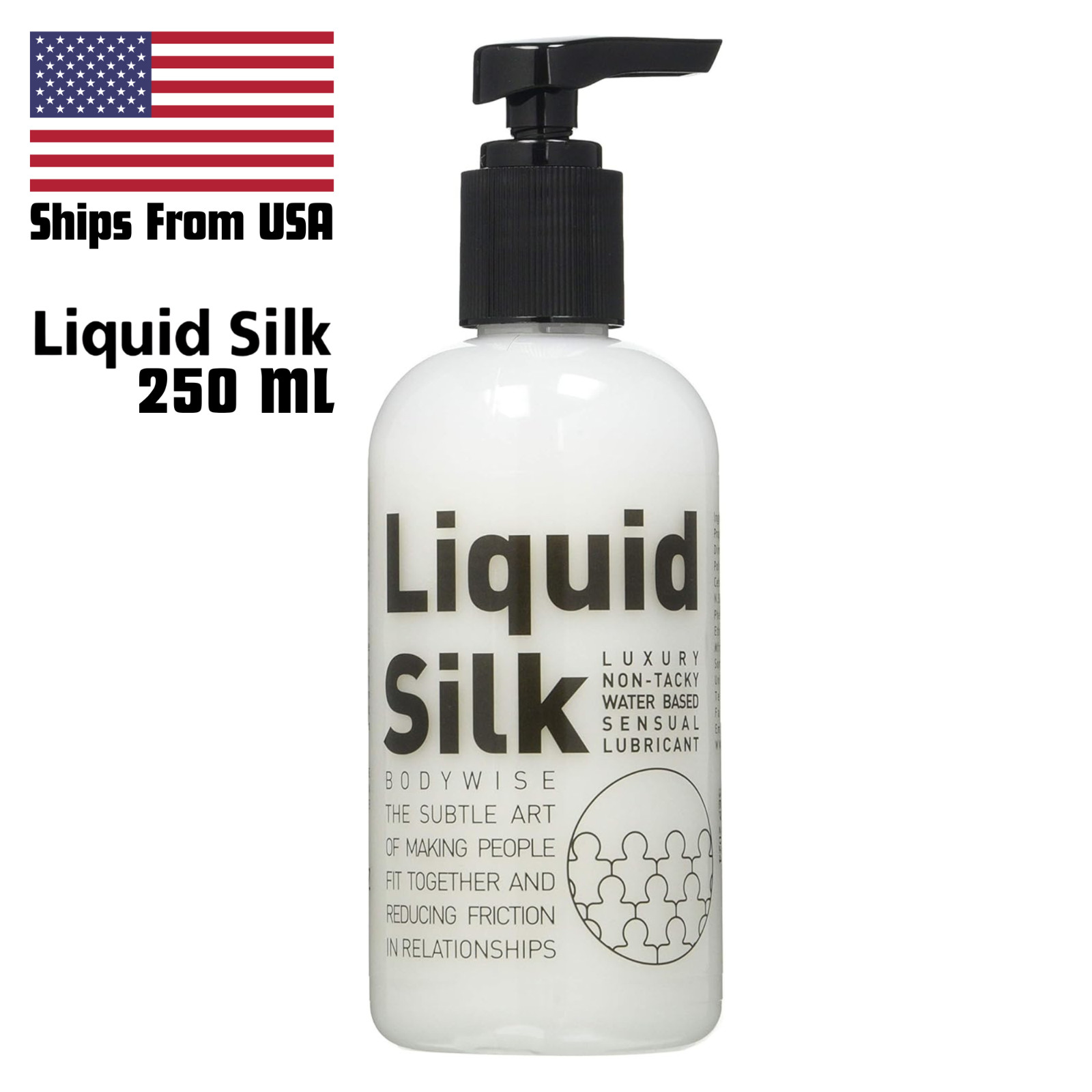 USA Seller FREE SHIPPING Liquid Silk Personal Lubricant Sex Lube 250 ml