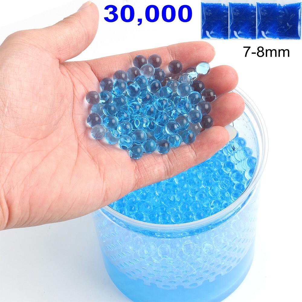 30,000Pcs Orbeez Water Soil Crystal Bio Gel Balls Water Soil Beads Vase Filler