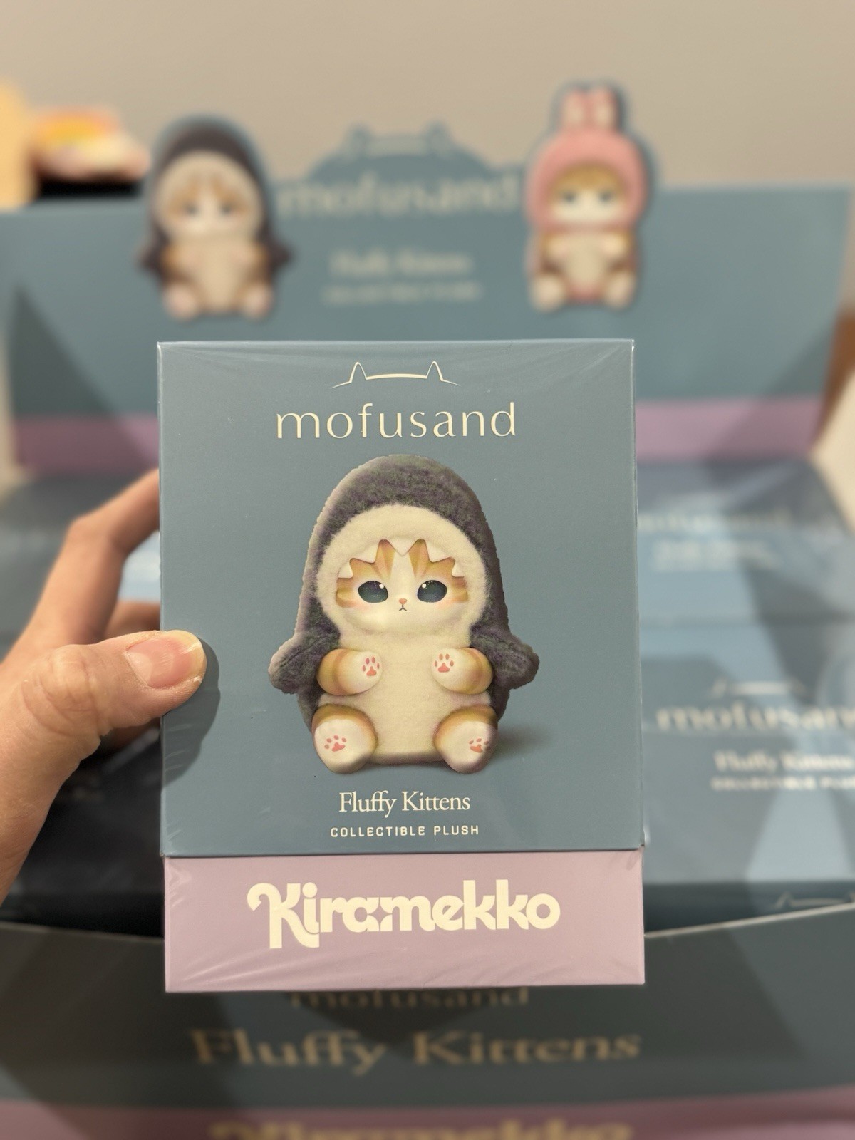US SELLER – MOFUSAND KIRAMEKKO FLUFFY KITTENS SERIES VINYL PLUSH BLIND BOX