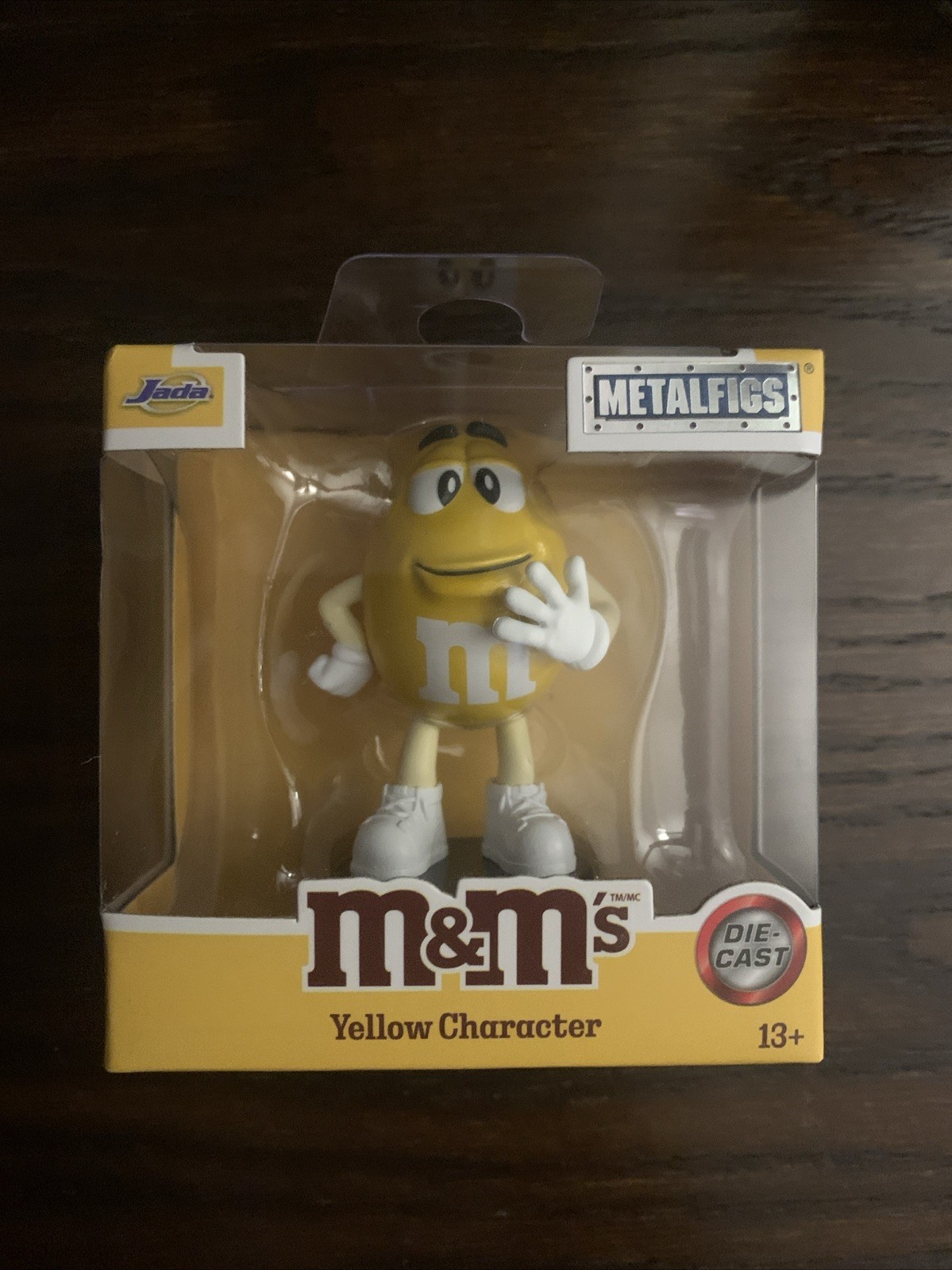 M&M’s Metalfigs Yellow Character 3″ Die Cast Figure M&M Collectible NIB NEW