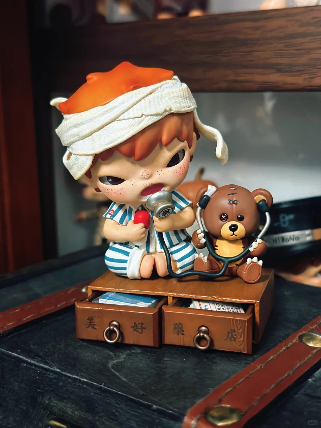 AUTHENTIC POPMART HIRONO WELL PHARMACY LIMITED EDITION FIGURE PIN TOY GIFT