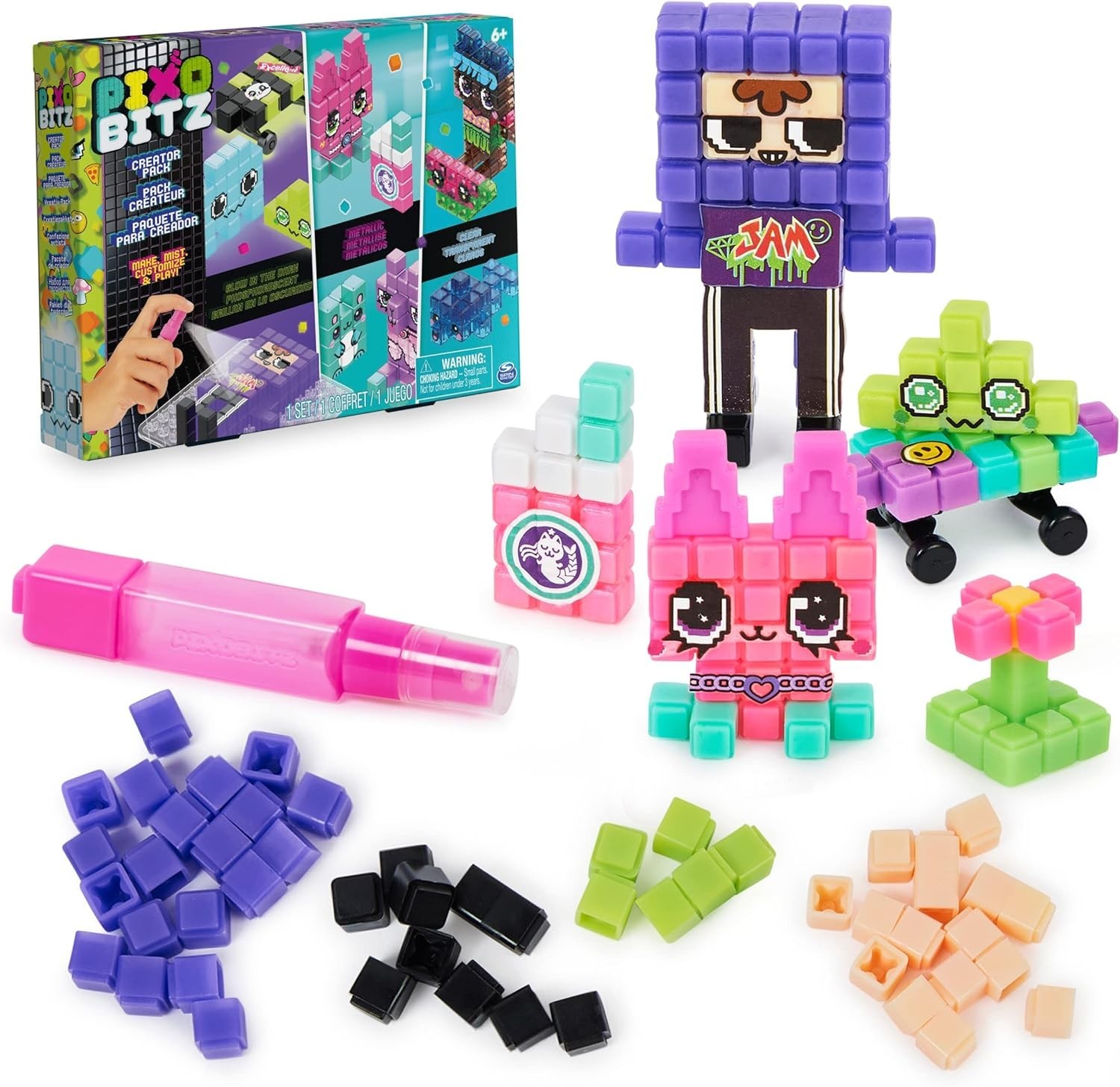 Pixobitz Exclusive Creator Pack with 522 Water Fuse Beads Decos Accessories NEW