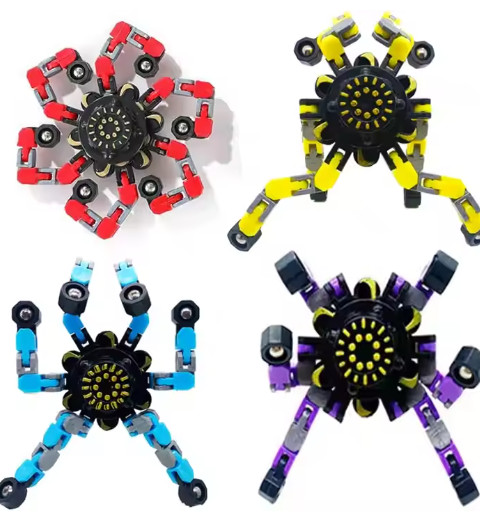 Transformable Fidget Spinners 1 Pcs for Kids/ Adults Stress Relief Sensory Toys