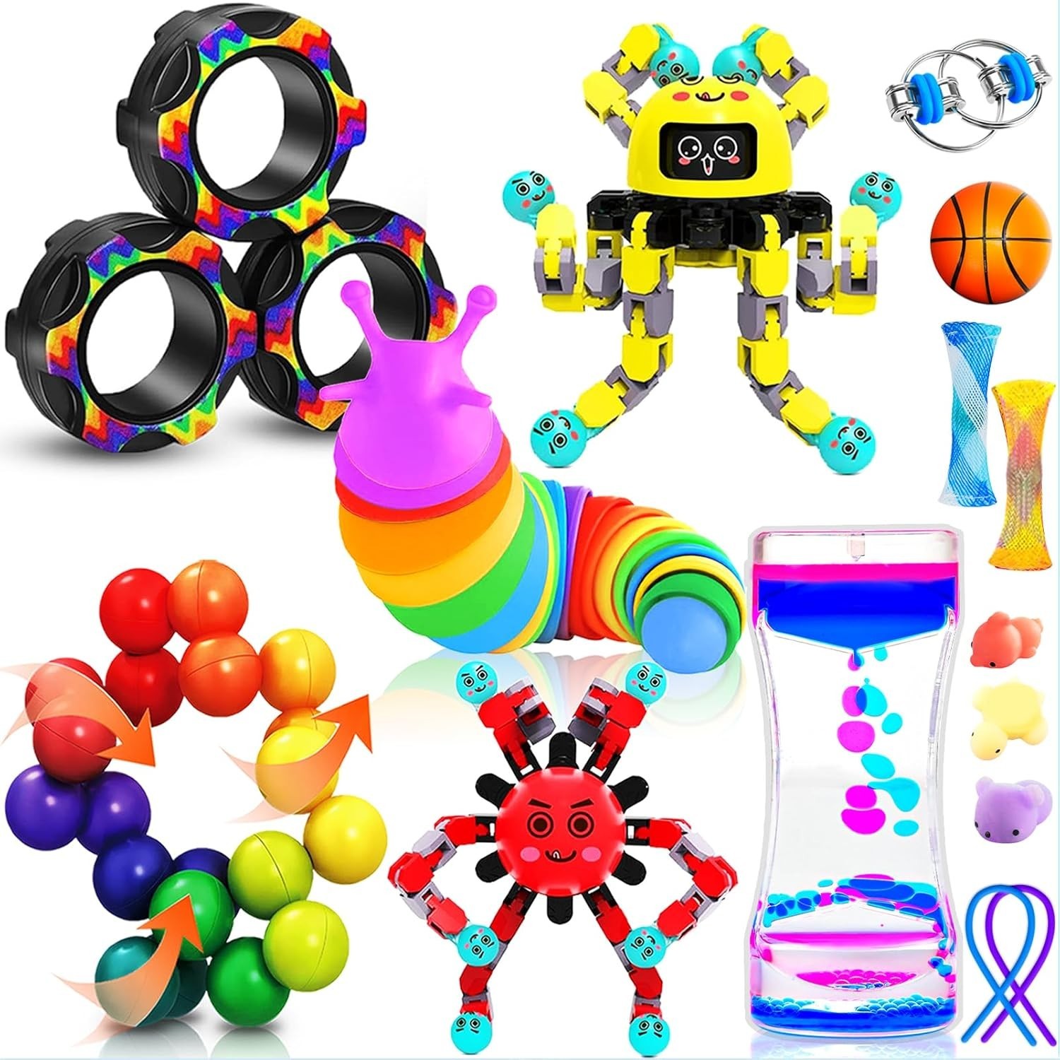 15 Pack Fidget Toys Sensory Set for Kids Autism ADHD Stress Relief Classroom
