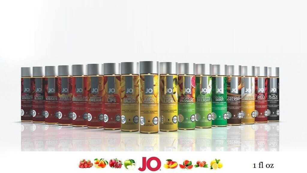 System JO H20 FLAVORED Lube WATER-BASED Oral Sex Enhancer Couples Lubricant
