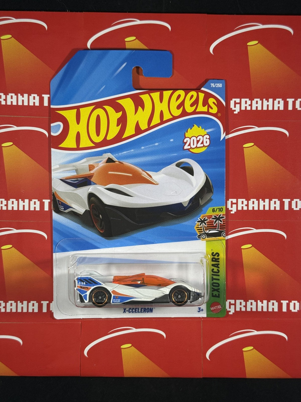X-cceleron #75 6/10 Exoticars 2026 Hot Wheels Case D