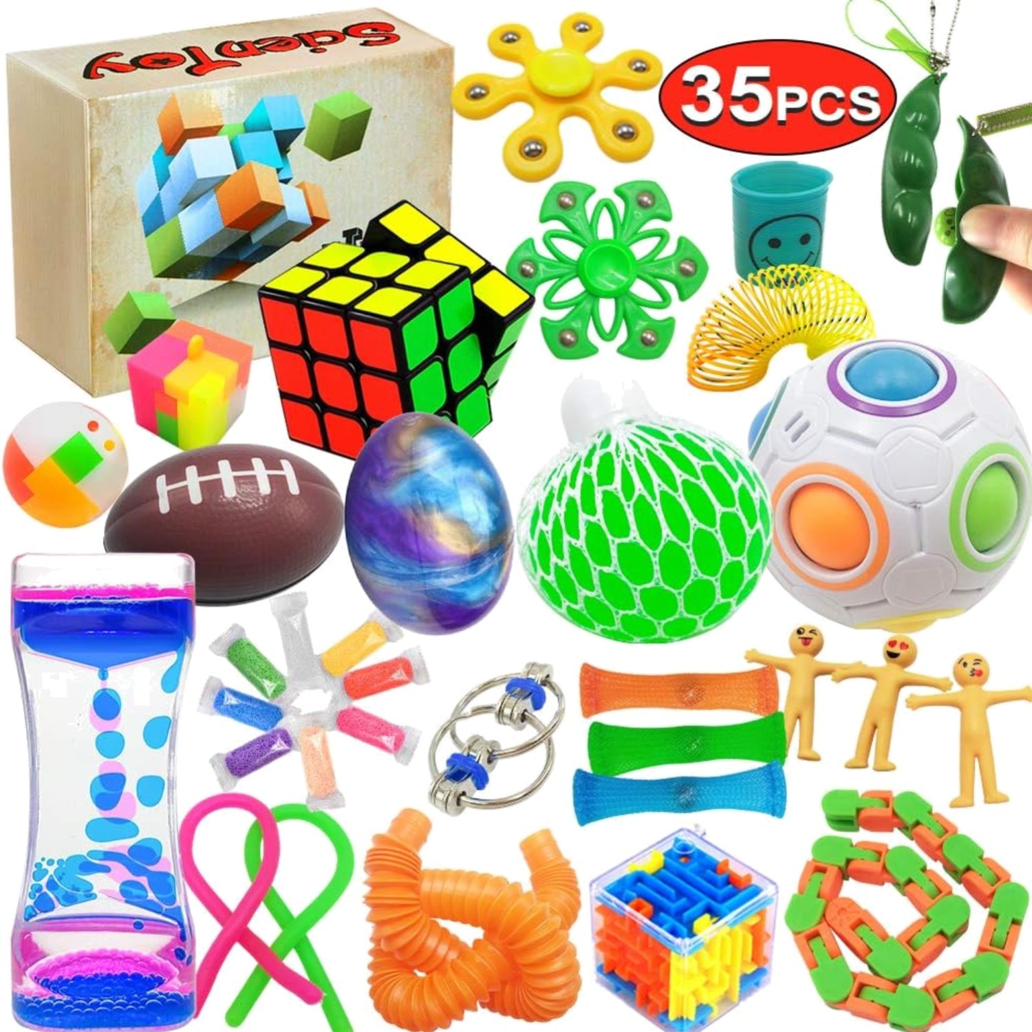 Fidget Toy Set Sensory Toys Stress Relief Autism Kids Adults Stress Relief Toy