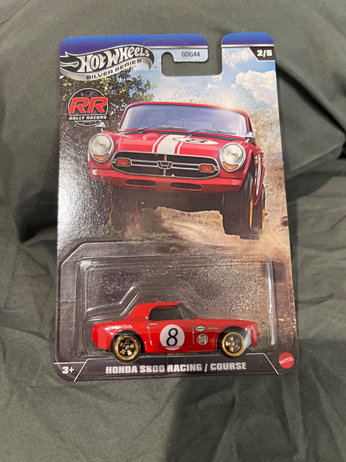 Hot Wheels Silver Series Rally Racers Honda S800 Racing/Course 1:64 Diecast Car