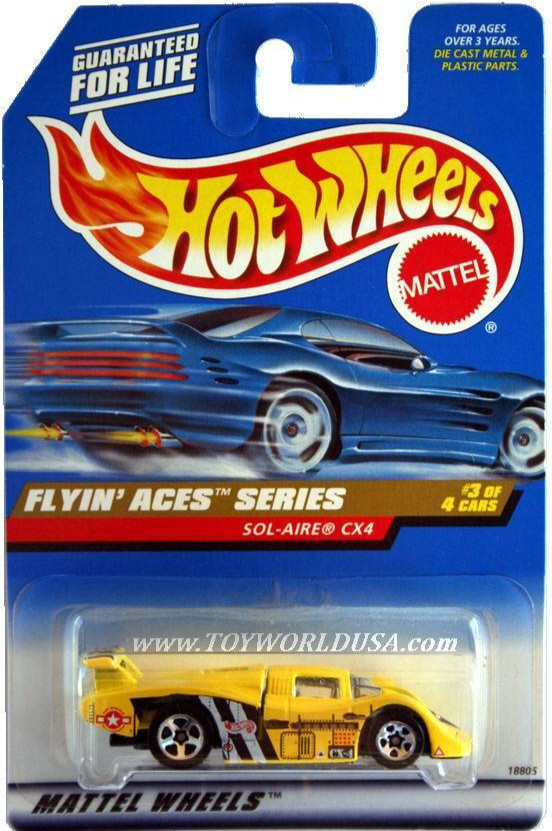 1998 Hot Wheels #739 Flyin’ Aces Series #3 Sol-Aire CX4