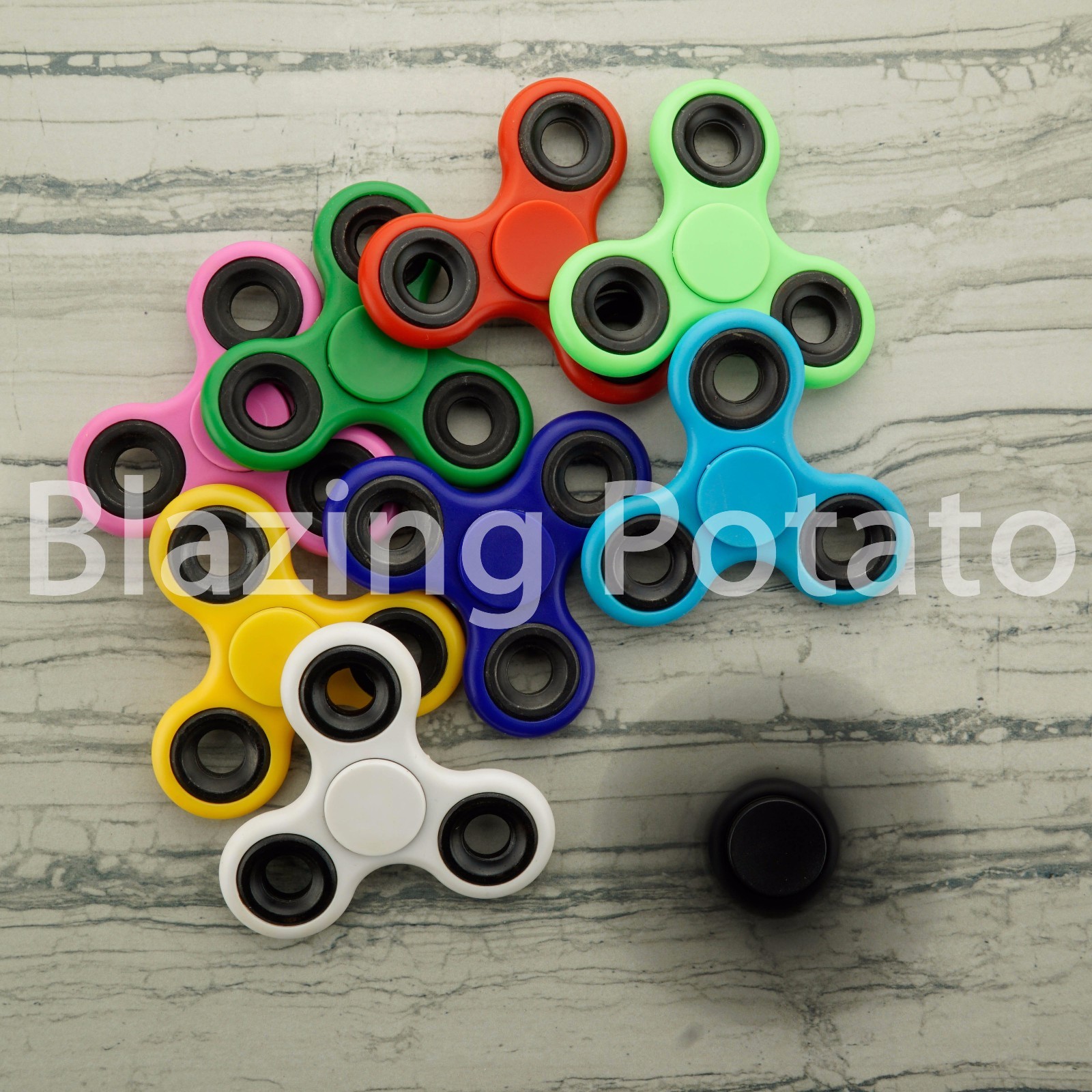 Tri Spinner Fidget Hand Spinners Gyro Figet Desk Toy Focus EDC ADHD -NEW- ☆USA☆