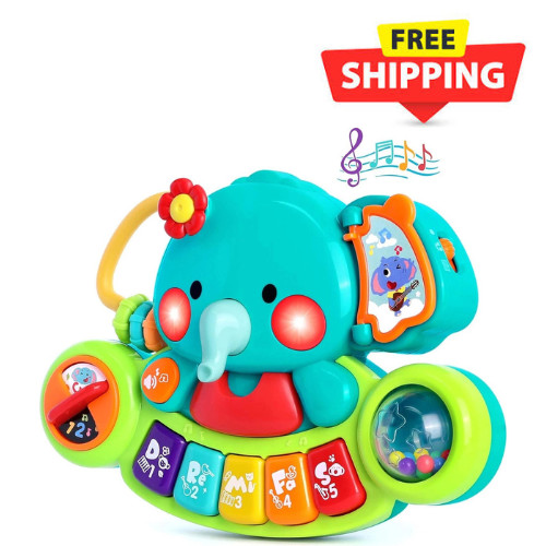 Baby Piano Toy 6 to 12 Months Light Up Music Baby Toys for 0 6 9 12 18 Months