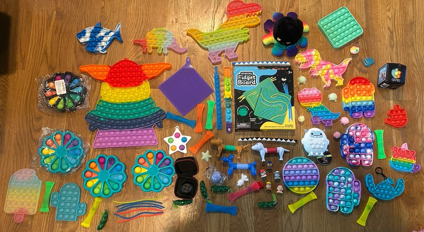 HUGE Fidget Sensory Toy Lot Of 72
