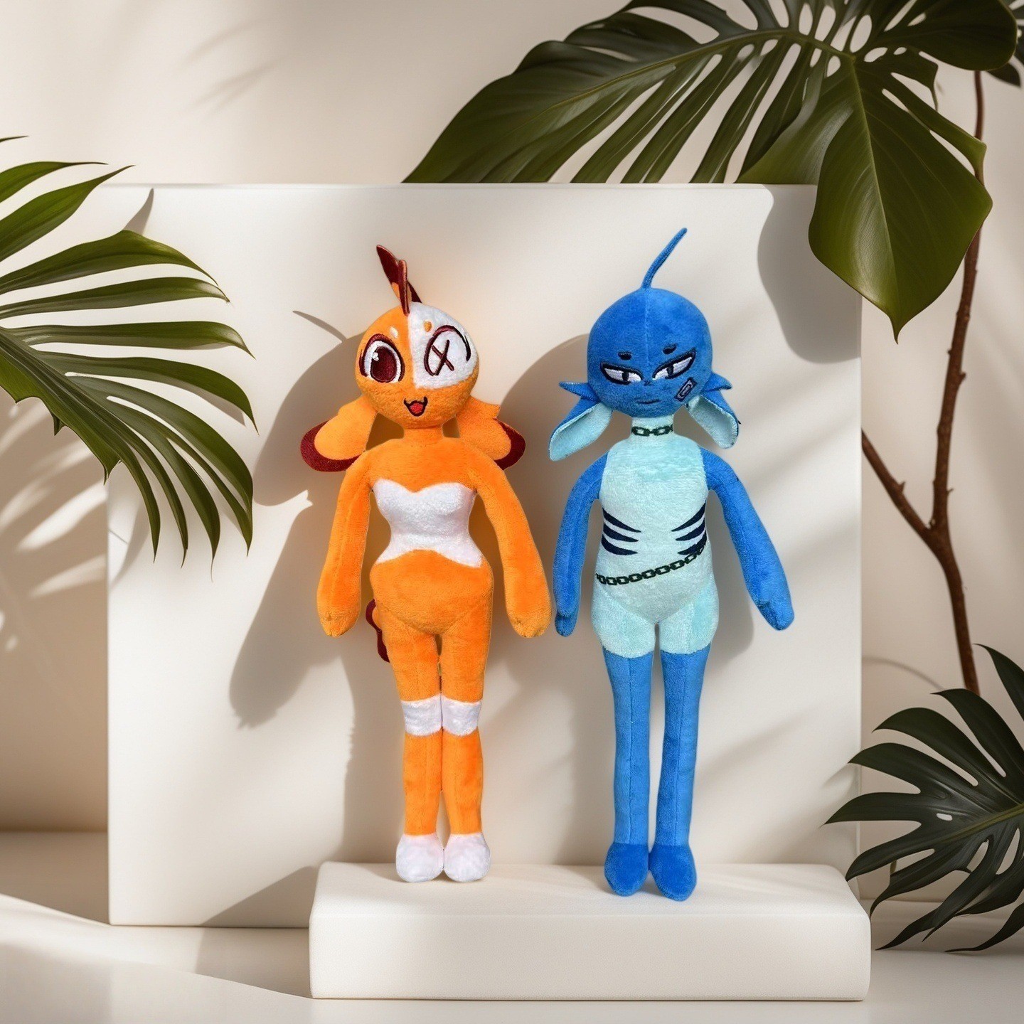 Someone Fishy Plush Ginger Clownfish Agnar Shark 11.8in Plushie Toy for Fans