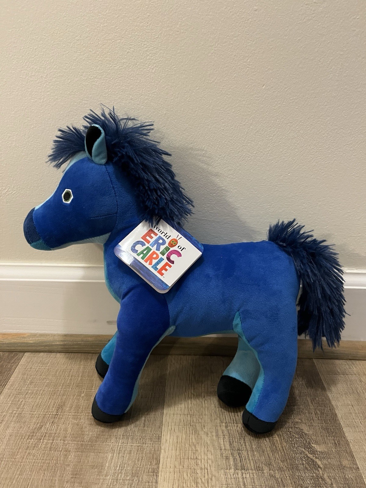 World Of Eric Carle Blue Horse 12″ Plush Kohl’s Cares New With Tag NWT