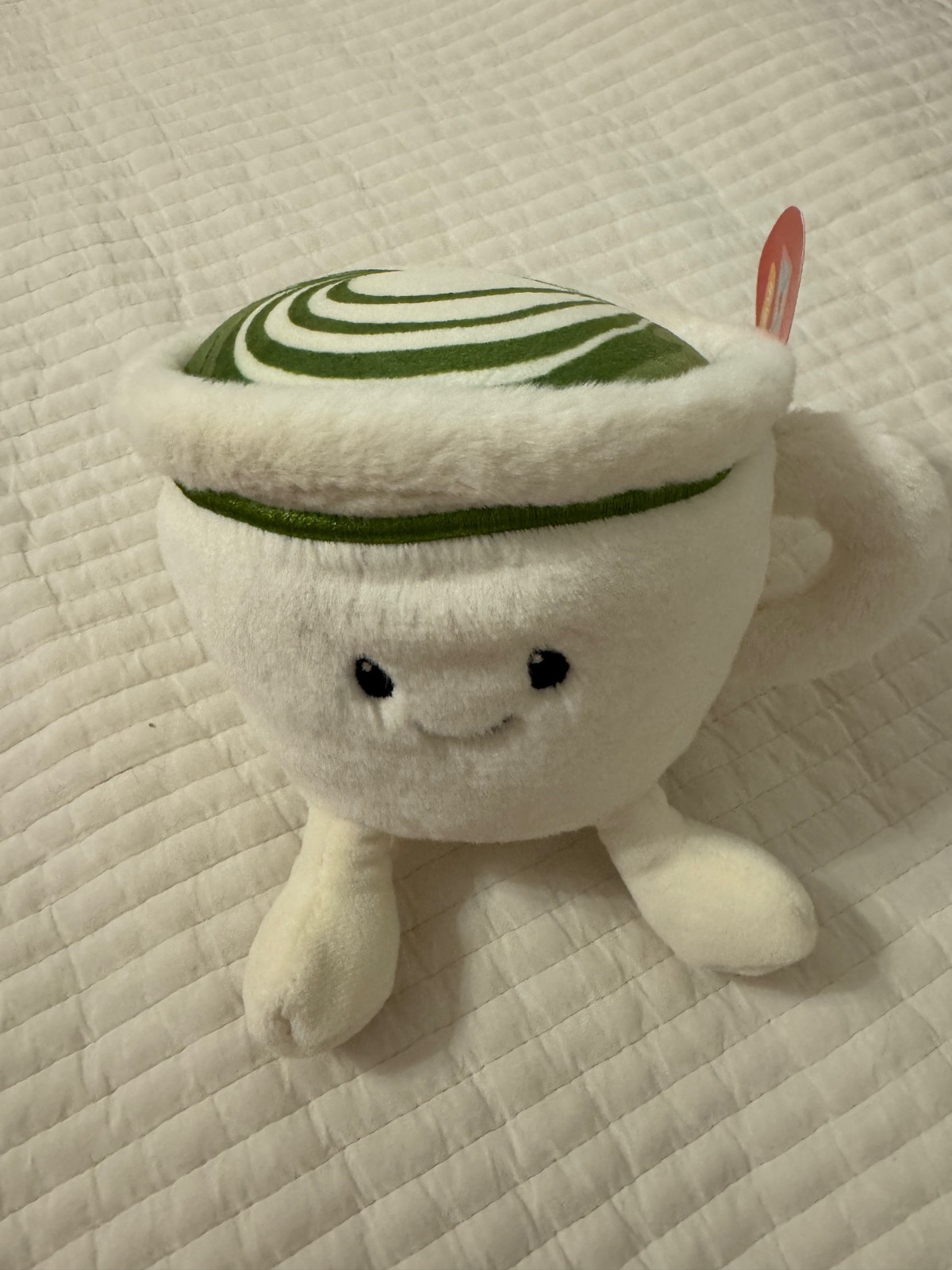 Limited Valentines Edition Gigglescape 6” Matcha Latte Plush