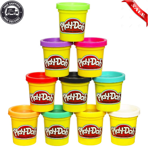 Modeling Compound Non Toxic Play Dough Assorted Colors Kids Toddler Toys 10 Pack
