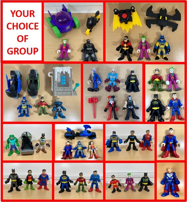 Imaginext DC Super Friends action figures replacement – U Choose