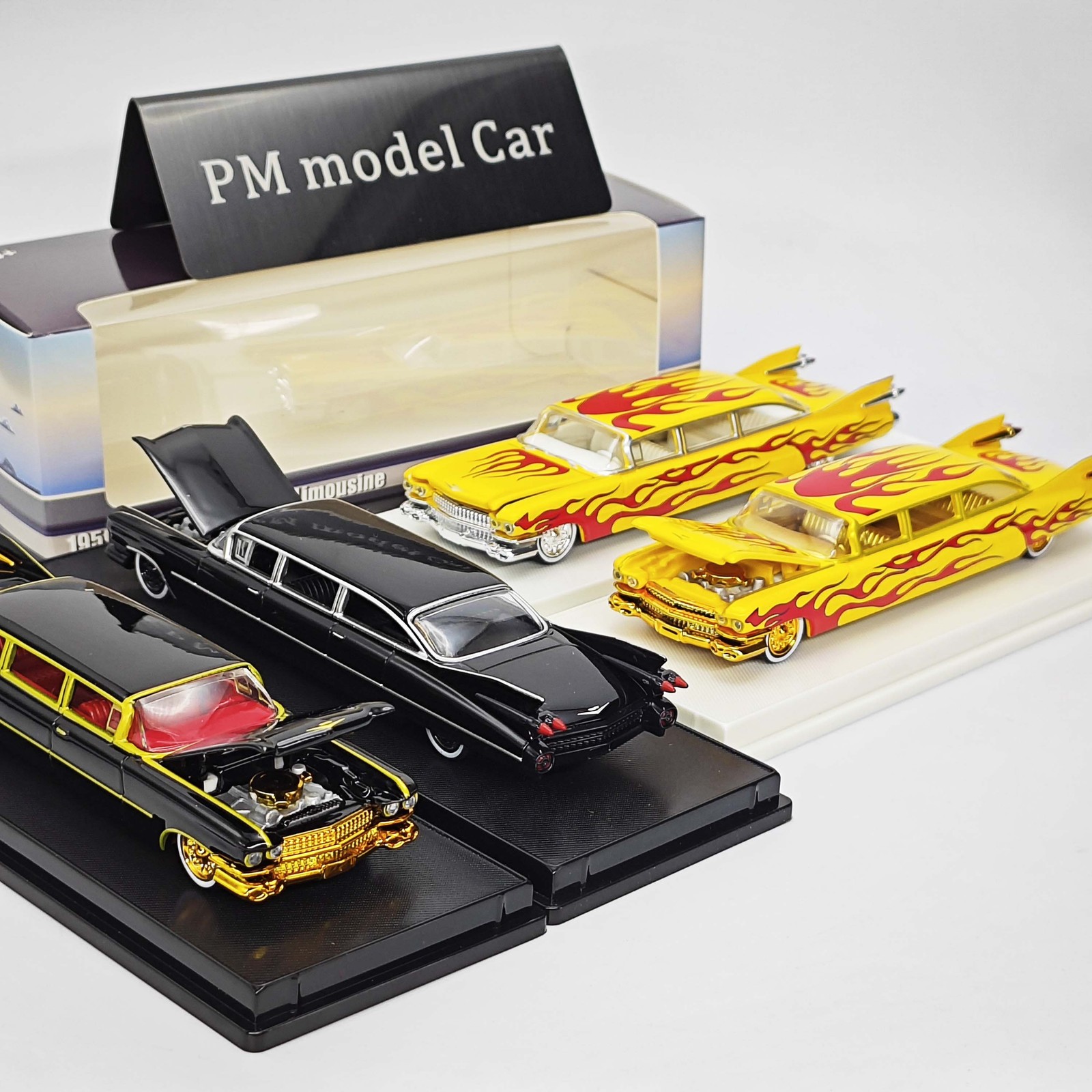 Mechanic 1:64 Scale Extended Rocket 1959 Cadillac Simulation Diecast Car Model