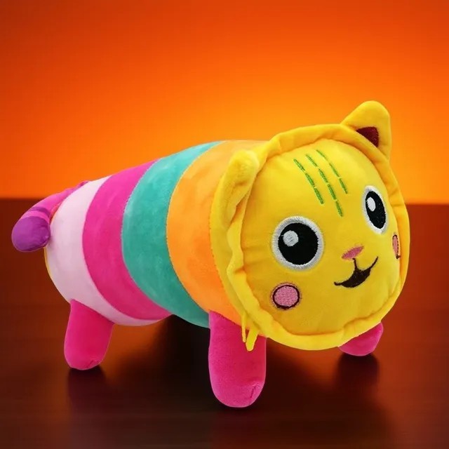 Gabby’s Dollhouse 10″ Cat Plush Pillow – Purr-fect Stuffed Animal Plushie Doll