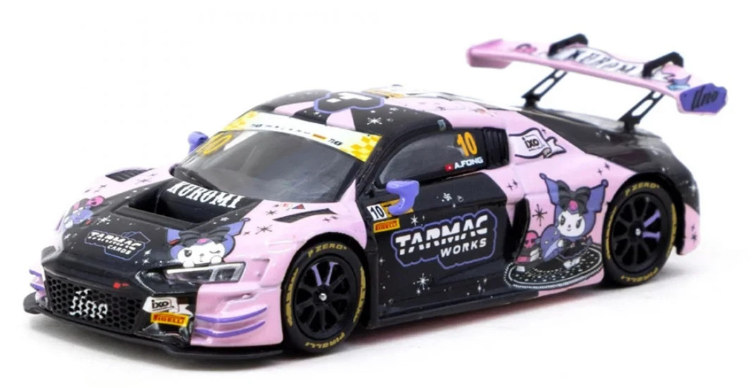 Tarmac Works Audi R8 LMS GT3 Evo II Macau GT Cup FIA GT 2024 #10 Kuromi 1:64