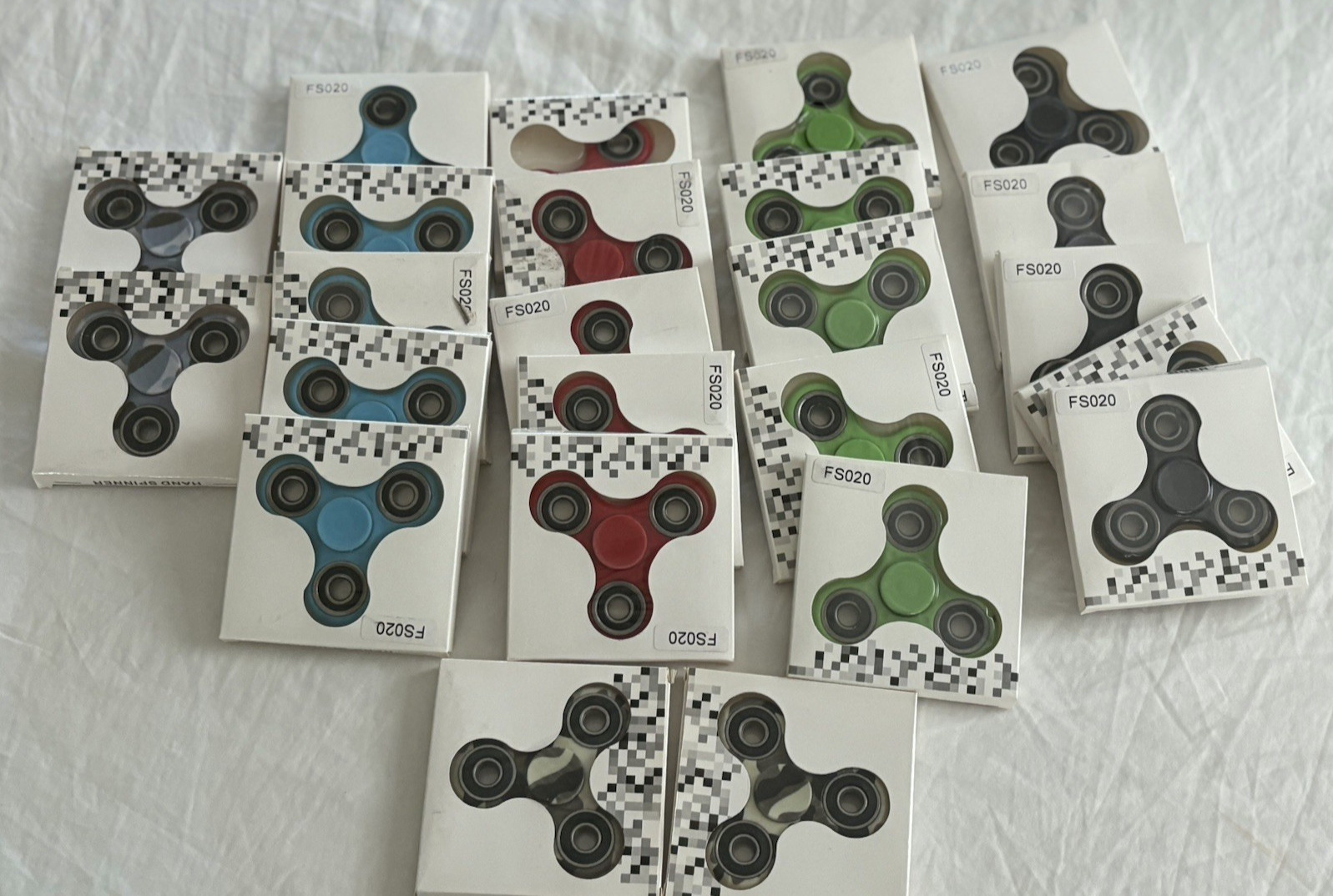 24 Pack Fidget Spinners Kids & Adults  Stress Relief Sensory Toy Party Favor NIB