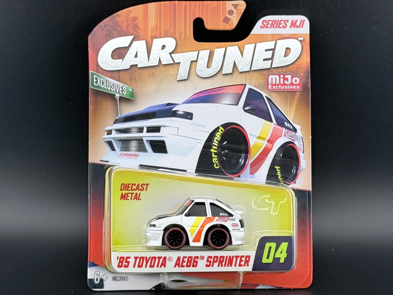 CarTuned 1985 Toyota AE86 Sprinter (JDM) White #04 Mijo Exclusive Series 1 1/64