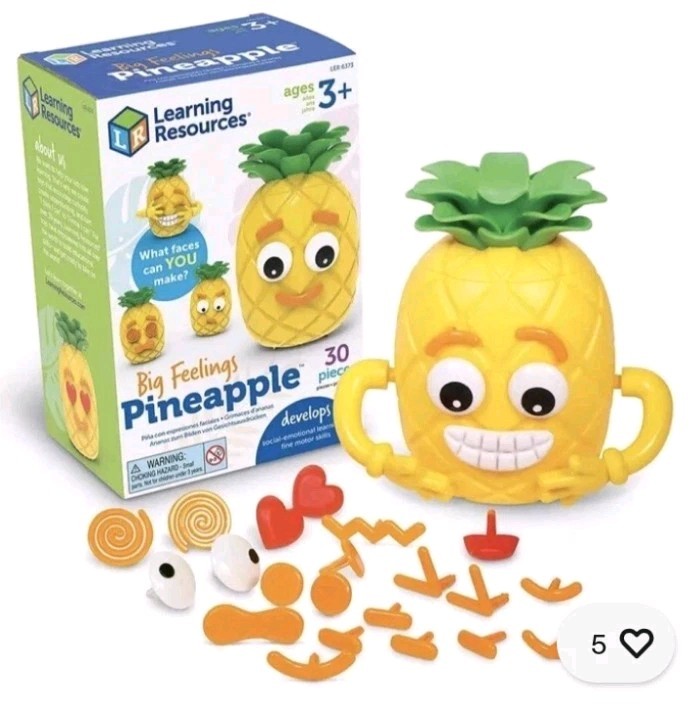 Learning Resources Big Feelings Pineapple Social Emotional Toy Creative Play Bod