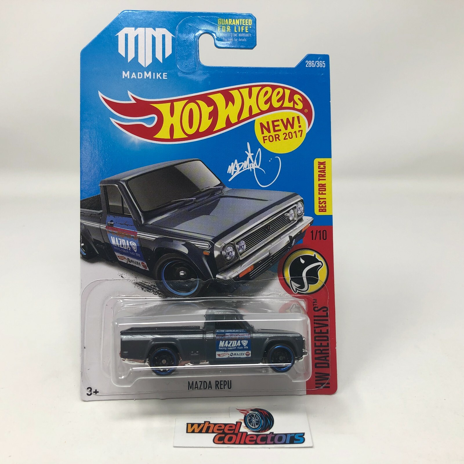 Mazda Repu #286 * Dark Grey * 2017 Hot Wheels * HB16