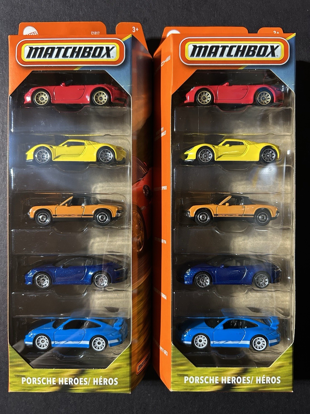 2025 Matchbox Porsche Heroes 5-Pack | Lot Of 2