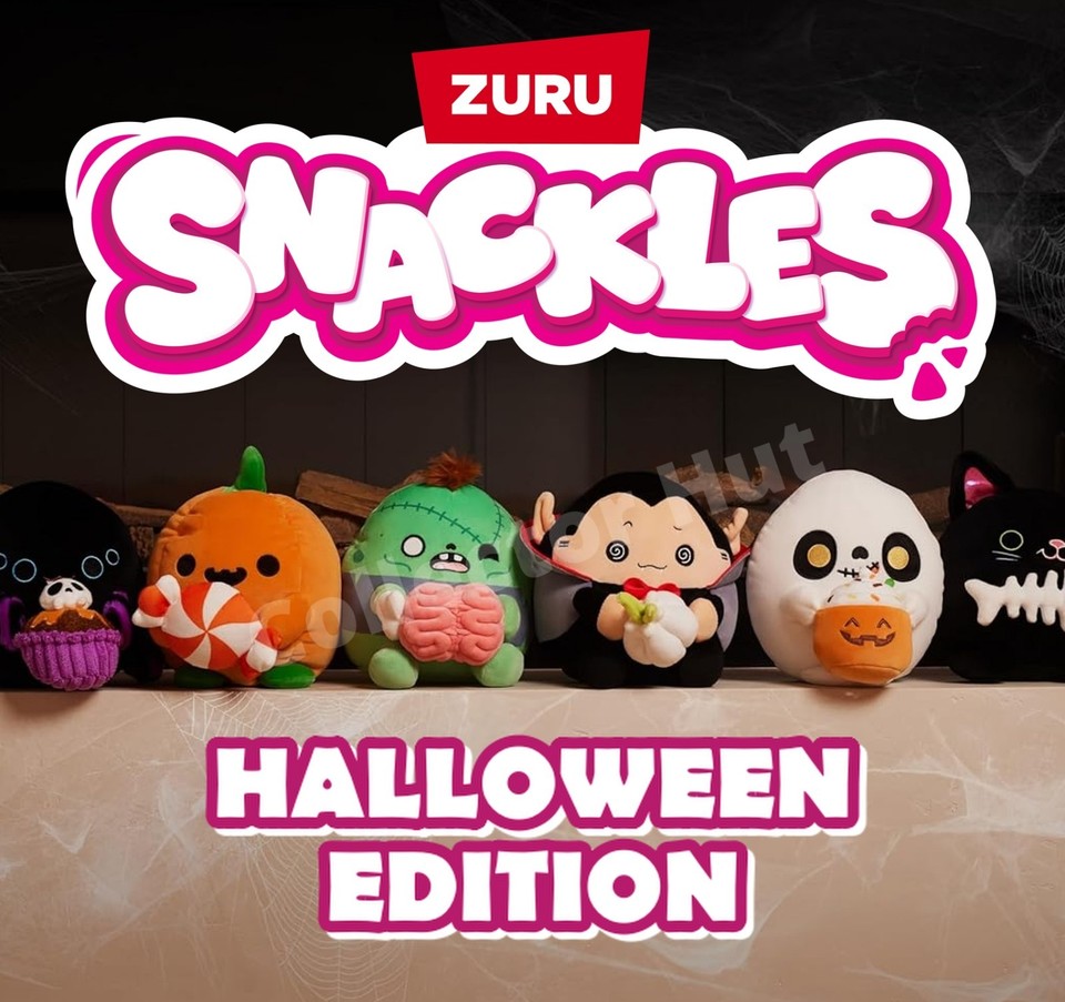 Snackles 8″ Plush Toys Halloween Edition Zuru