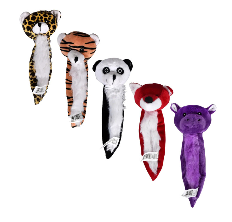 Greenbrier Kennel Club Plush Animal Dog Toys Plush & Flat ~ Crinkle Qty 2 Random