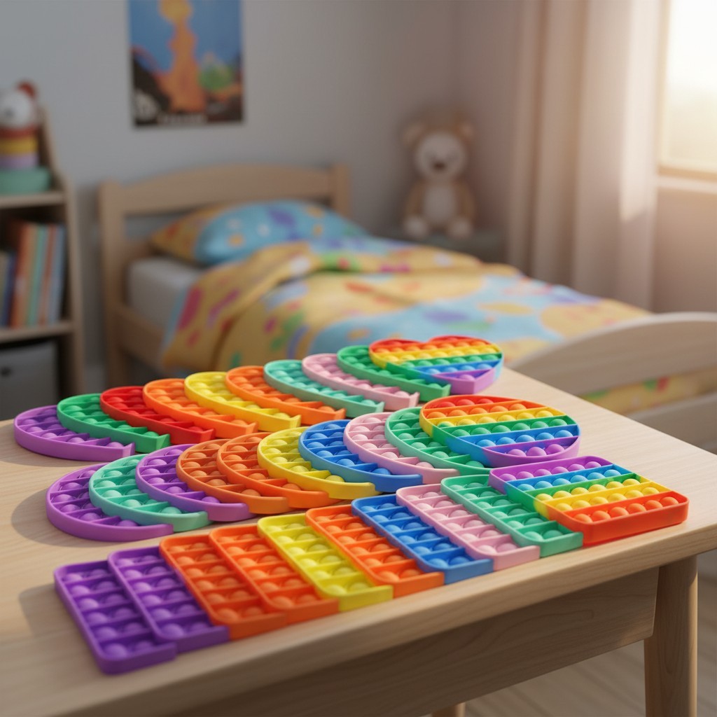 Random 24 Pcs Fidget Toys Set – Multicolor Sensory Stress Relief for All Ages