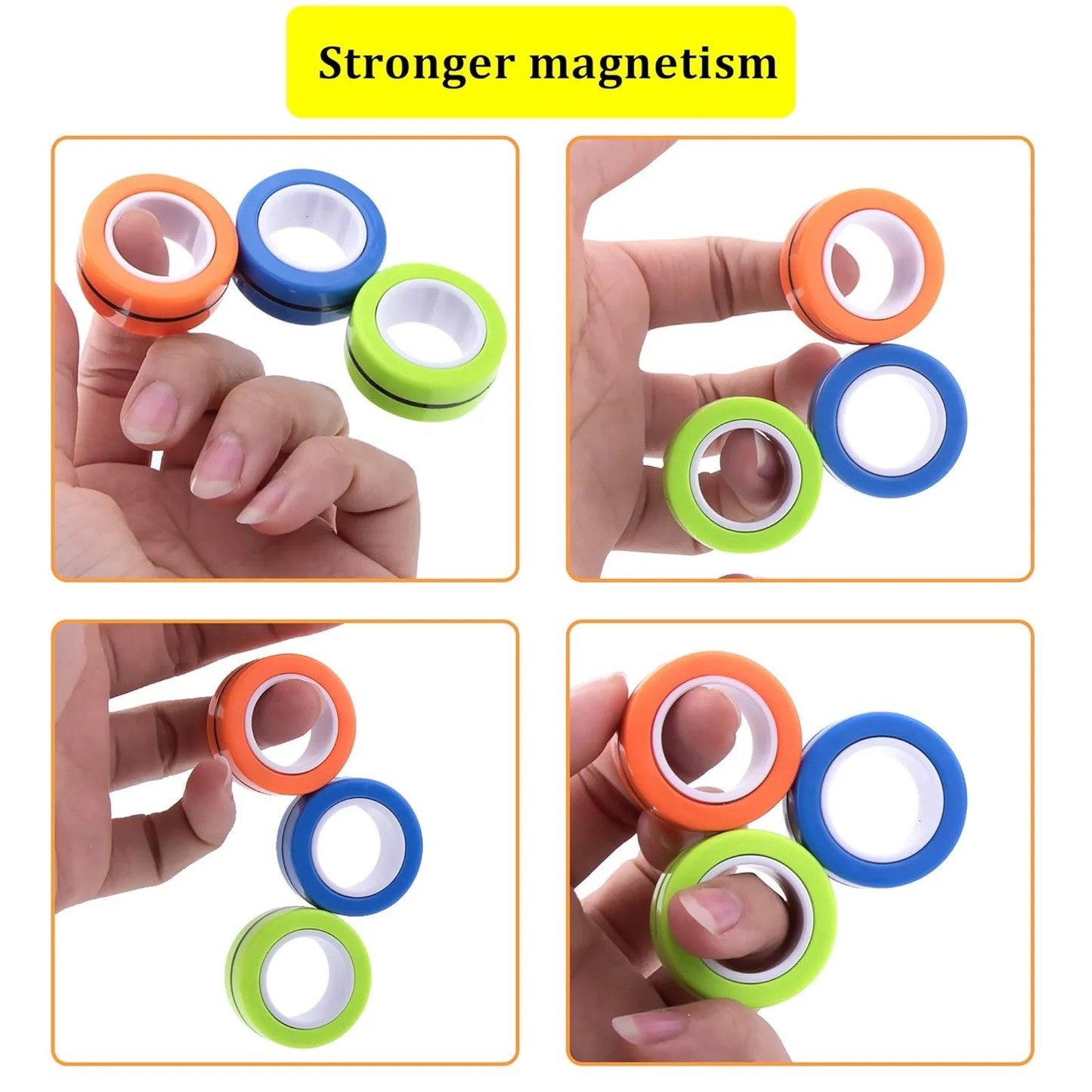 Fidget Spinner Sensory Stress Relief Toy Lot Magnetic Fidget Toys