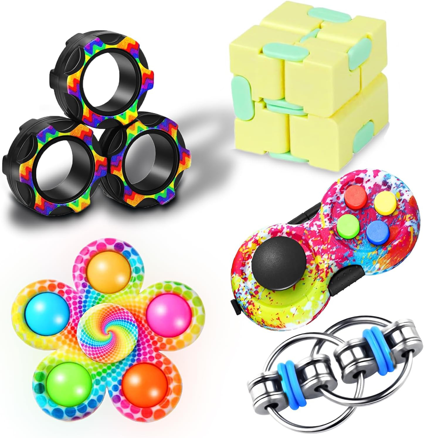 Fidget Toys Adults Set, Easter Basket Stuffers for Kids Teen Autism Sensory Toys