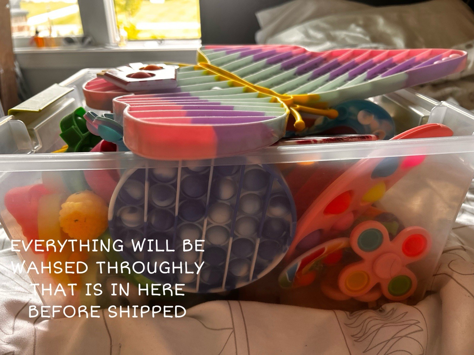 Lot Of Fidget Toys, In Good Condition, Mix Of Diffrent Types.