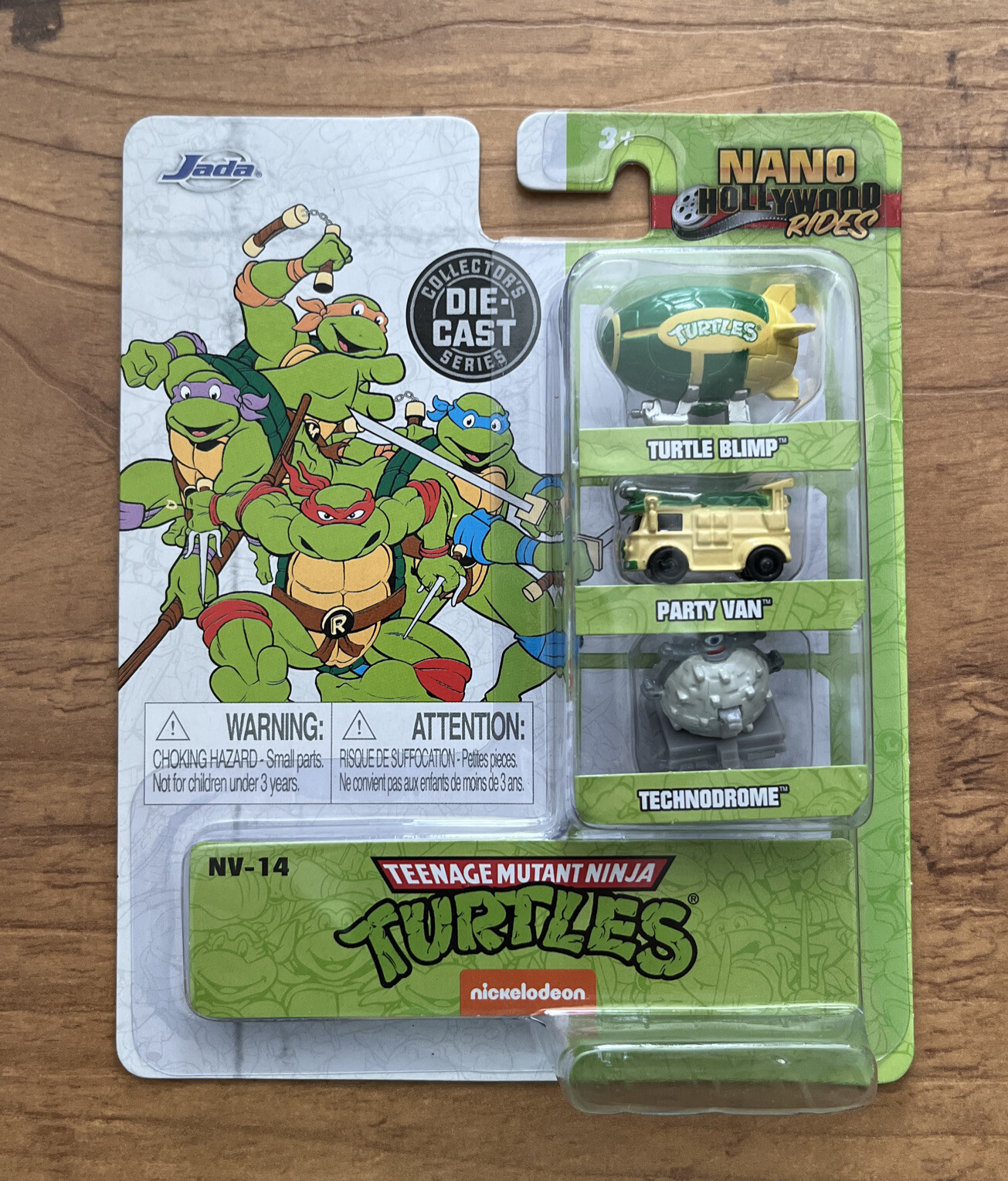 Teenage Mutant Ninja Turtles NANO HOLLYWOOD RIDES Diecast Stocking Stuffer