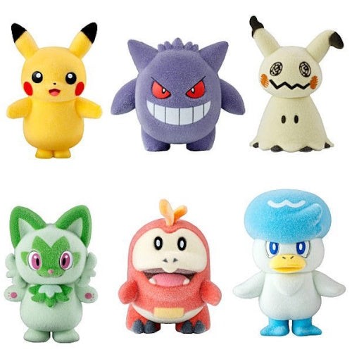 Pokemon Pokemofu Series Vol. 6 Bandai 3-Inch Flocked Fuzzy Figure