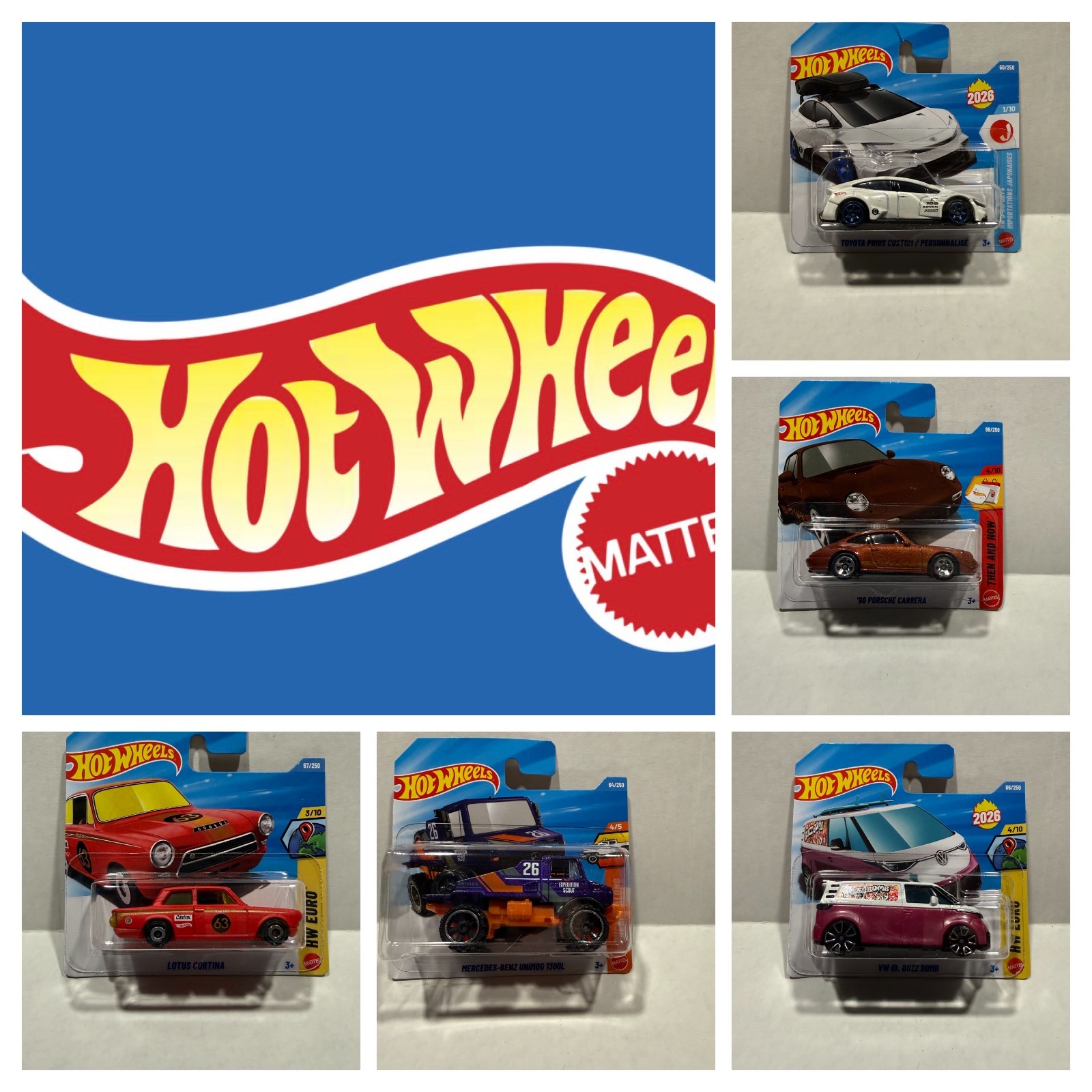2026 Hot Wheels Main Line Series ~ Short Cards ~ You Pick