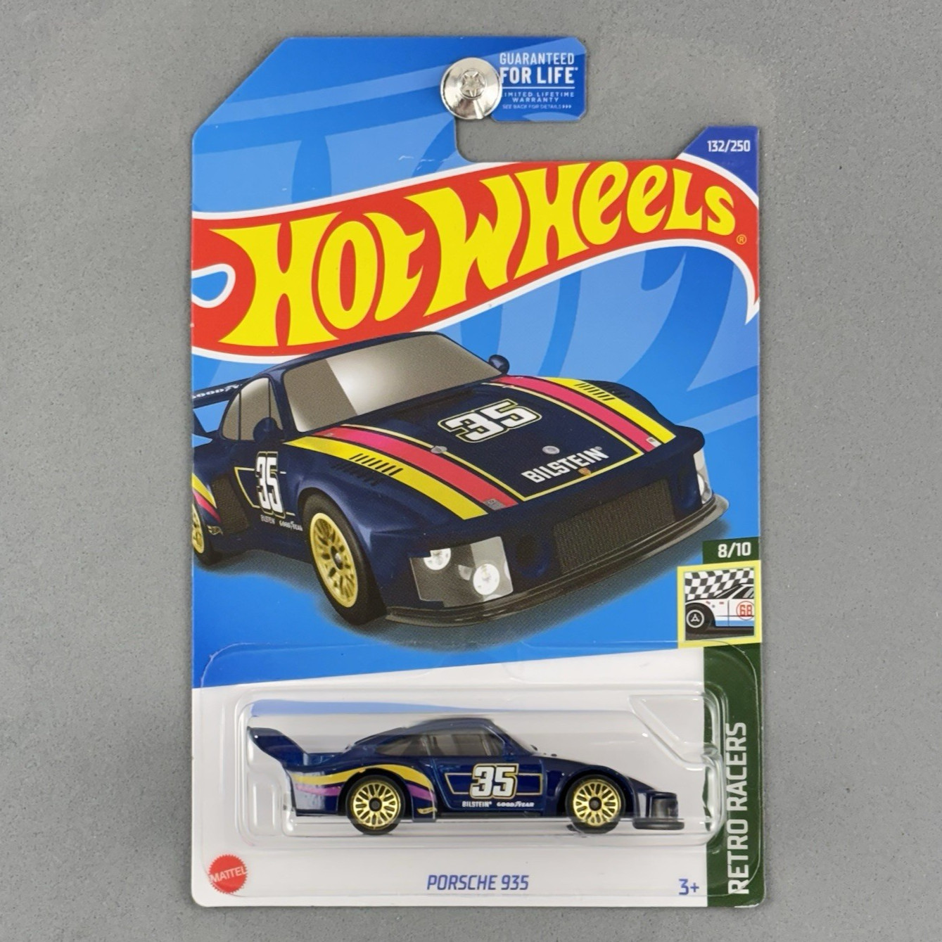 2022 Hot Wheels Porsche 935 Dark Blue Retro Racers 8/10 132/250