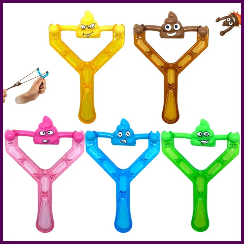 5-20 Pcs Kids Fun Slingshot Poop Toys Kids Party Favors Boys Girls Pinata Filler