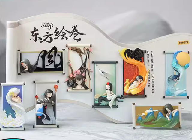 52TOYS Sleep Chinese Scrolls Series Confirmed Blind Box Figure Art Doll Toy Gift