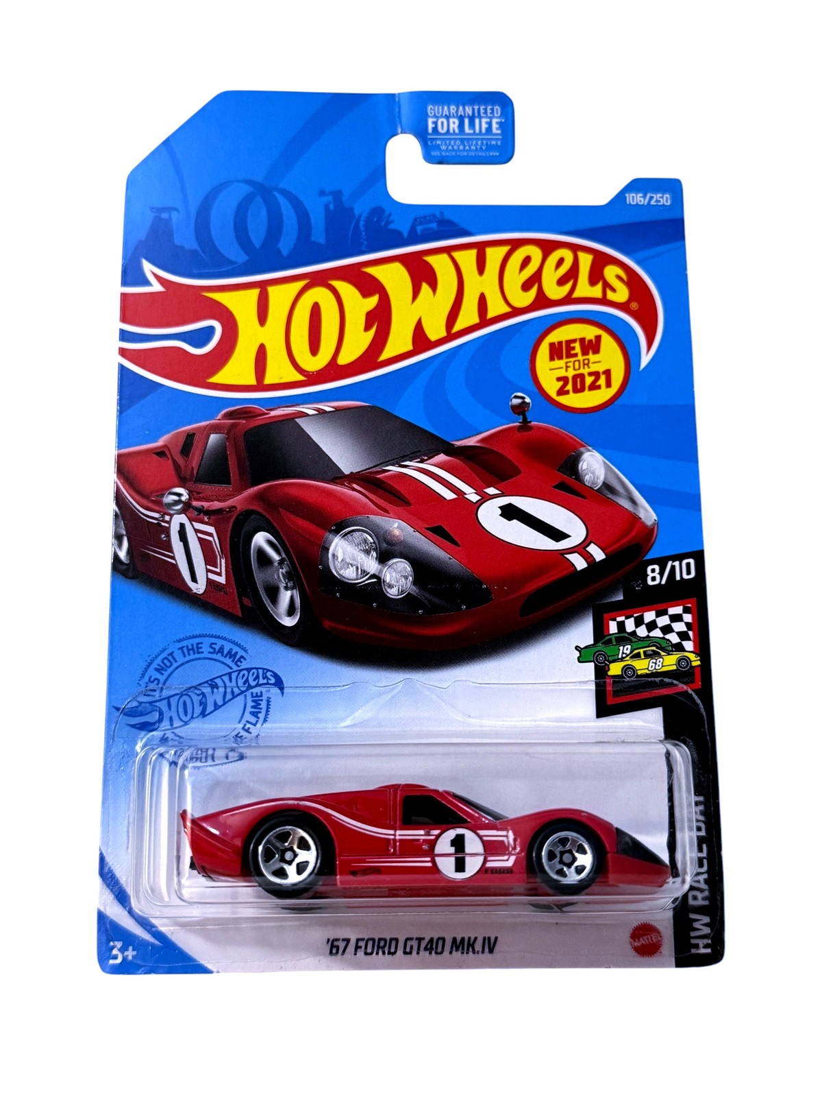 2021 Hot Wheels ‘67 FORD GT40 MK.IV #106 Red