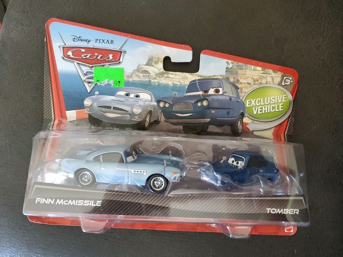 Disney Pixar Cars 2 Movie Moments FINN & TOMBER Creased Pack