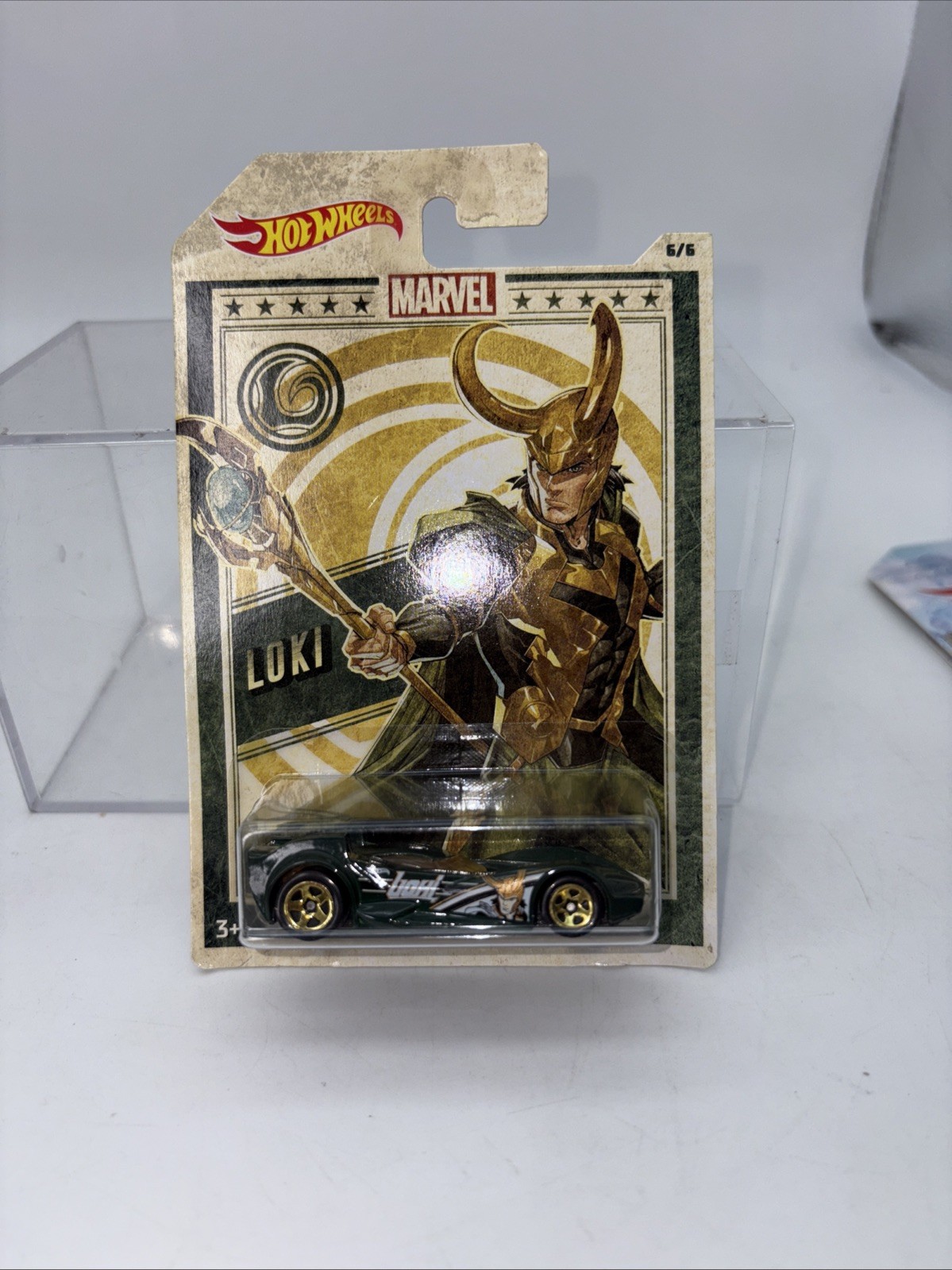 HOT WHEELS Loki Scoopa Di Fuego Car Marvel 2018 New