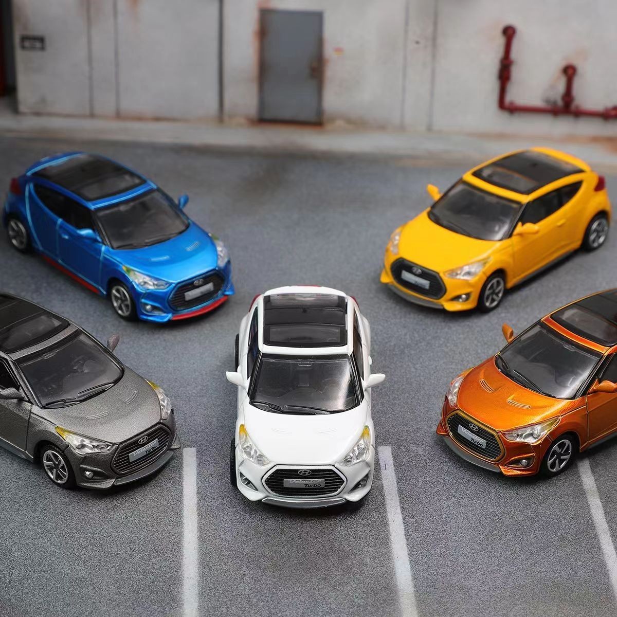 SHADOW 1:64 Hyundai Veloster FS Turbo LHD Diecast Model Car Gift Collection