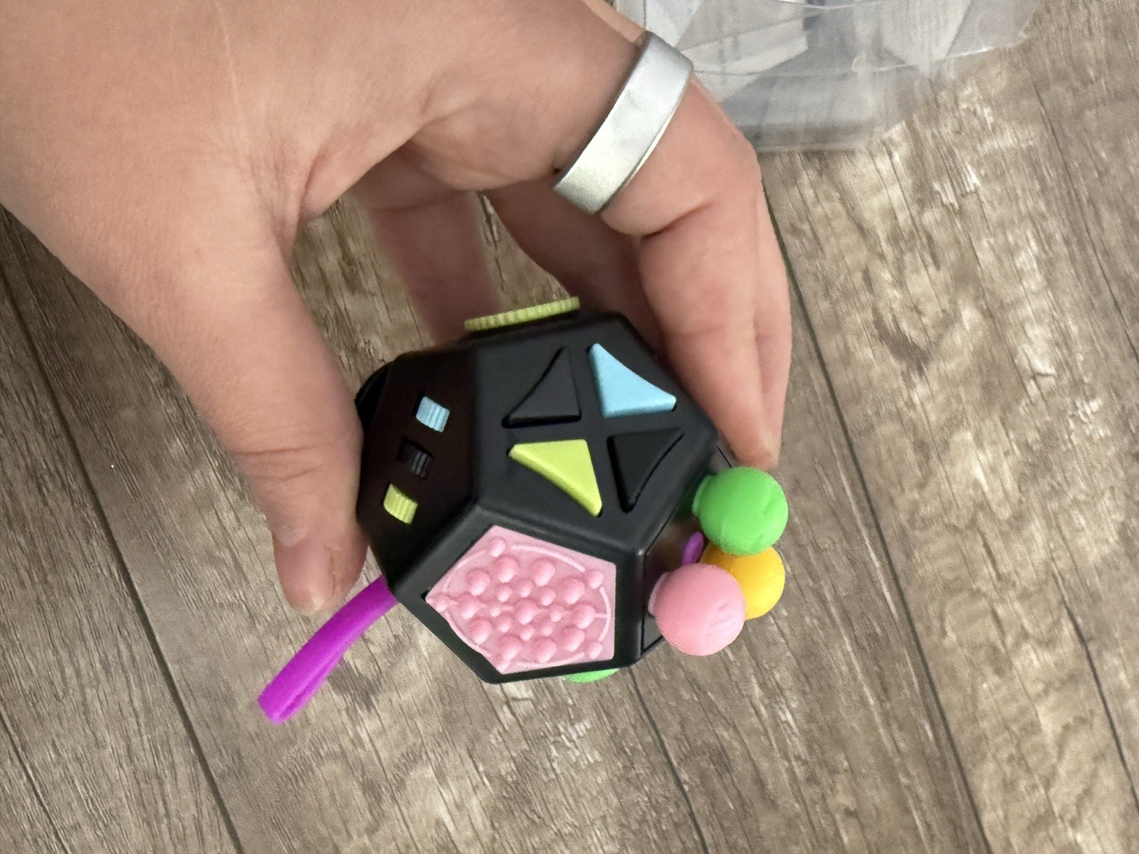 Fidget Toy Decompression Sensory Cube – Stress Relief Toy, Multicolor